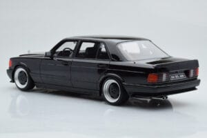 Mercedes 560 SEL AMG W126 Obsidian Черен Otto 1:18 OT297 Смола — снимка 5 от 6