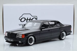 Mercedes 560 SEL AMG W126 Obsidian Черен Otto 1:18 OT297 Смола — снимка 6 от 6
