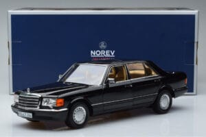 Mercedes 560 SEL W126 Черен Norev 1:18 183793 Метал — снимка 7 от 7
