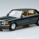 Mercedes 560 SEL W126 Тъмнозелен Металик Norev 1:18