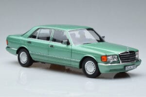 Mercedes 560 SEL W126 Светлозелен Norev 1:18 183469 Метал — снимка 5 от 7