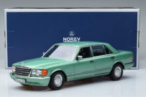 Mercedes 560 SEL W126 Светлозелен Norev 1:18 183469 Метал — снимка 7 от 7
