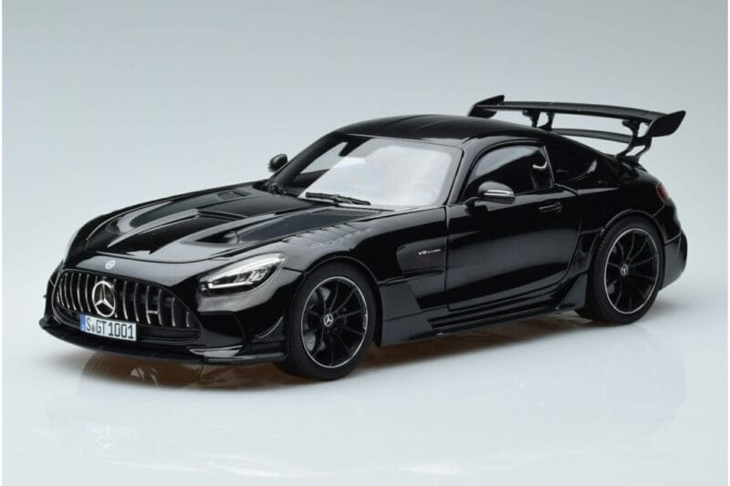 Mercedes AMG GT C190 Black Series Черен Norev 1:18 183900 Метал