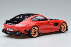 Mercedes AMG GT Prior Design C190 Червен GT Spirit 1:18 ZM104 Смола — снимка 2 от 6