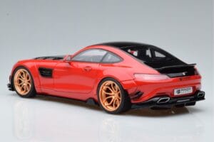Mercedes AMG GT Prior Design C190 Червен GT Spirit 1:18 ZM104 Смола — снимка 5 от 6