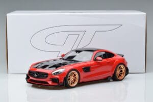Mercedes AMG GT Prior Design C190 Червен GT Spirit 1:18 ZM104 Смола — снимка 6 от 6