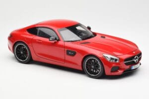 Mercedes AMG GT C190 Червен Norev 1:18 183496 Метал — снимка 6 от 8