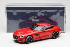 Mercedes AMG GT C190 Червен Norev 1:18 183496 Метал — снимка 8 от 8