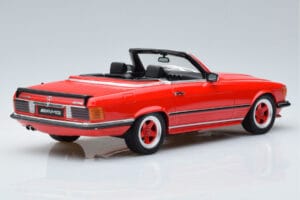 Mercedes AMG SL500 R107 Червен Otto 1:18 OT962 Смола — снимка 2 от 6