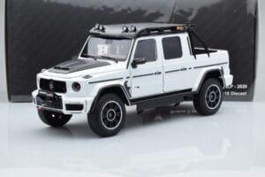 Mercedes Brabus G800 W464 Adventure XLP Polar Бял Almost Real 1:18 860524 Метал — снимка 8 от 8