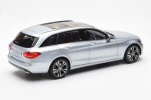 Mercedes C-Class W205 T-Model Сребрист Asia Exclusive Norev 1:18 183865 Метал — снимка 3 от 8