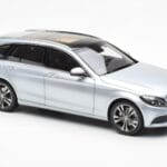 Mercedes C-Class W205 T-Model Сребрист Asia Exclusive Norev 1:18 - image 6 of 8