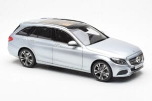Mercedes C-Class W205 T-Model Сребрист Asia Exclusive Norev 1:18 183865 Метал — снимка 6 от 8