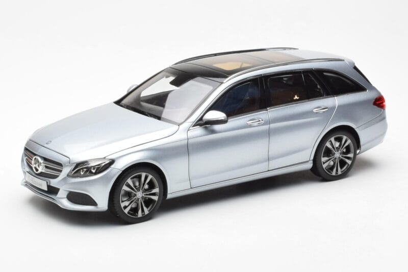 Mercedes C-Class W205 T-Model Сребрист Asia Exclusive Norev 1:18