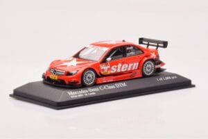 Mercedes C-Class W204 DTM Stern AMG Mercedes #17 M. Lauda DTM 2009 Minichamps 1:43 400093817 Метал — снимка 2 от 4