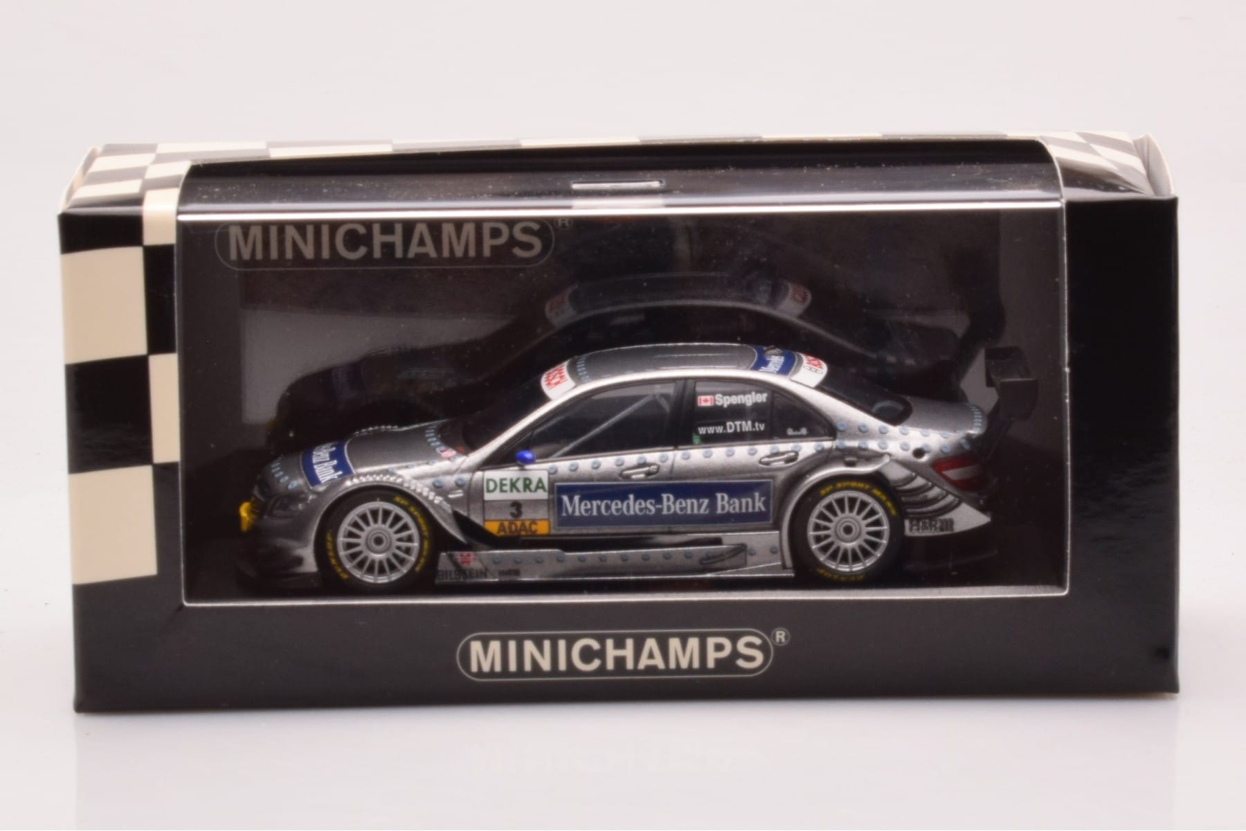 Mercedes C-Class W204 DTM Team AMG Mercedes #3 B. Spengler DTM 2008 Minichamps 1:43 400083803 Метал — снимка 4 от 4
