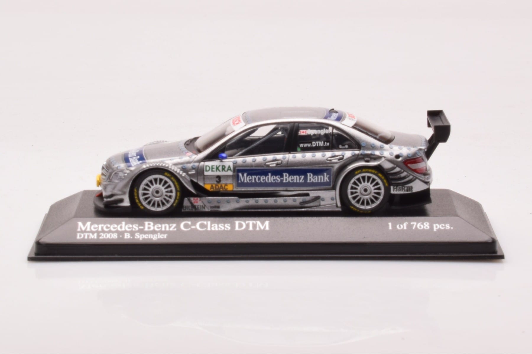 Mercedes C-Class W204 DTM Team AMG Mercedes #3 B. Spengler DTM 2008 Minichamps 1:43 400083803 Метал
