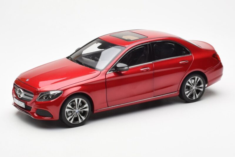 Mercedes C-Class W205 Червен Металик Asia Exclusive Norev 1:18