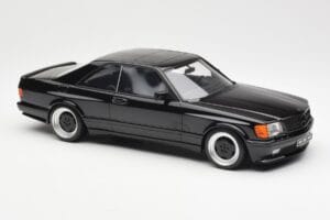 Mercedes 560 SEC C126 AMG Widebody Черен Otto 1:18 OT187 Смола — снимка 4 от 6