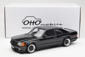 Mercedes 560 SEC C126 AMG Widebody Черен Otto 1:18 OT187 Смола — снимка 6 от 6