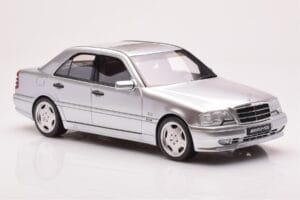 Mercedes C36 AMG W202 Сребрист Otto 1:18 OT443 Смола — снимка 4 от 6