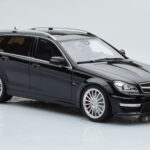 Mercedes C63 AMG S204 T-Model Черен GT Spirit 1:18 - image 4 of 6