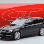 Mercedes C63 AMG S204 T-Model Черен GT Spirit 1:18 - image 6 of 6