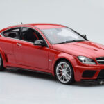 Mercedes C63 AMG W204 Black Series Червен GT Spirit 1:18 - image 4 of 6
