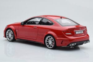 Mercedes C63 AMG W204 Black Series Червен GT Spirit 1:18 GT065 Смола — снимка 5 от 6
