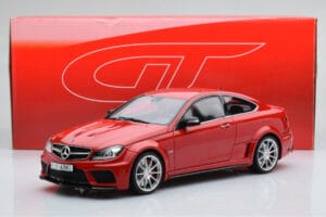 Mercedes C63 AMG W204 Black Series Червен GT Spirit 1:18 GT065 Смола — снимка 6 от 6
