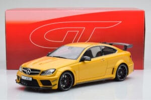Mercedes C63 AMG W204 Black Series Златен GT Spirit 1:18 GT034 Смола — снимка 6 от 6