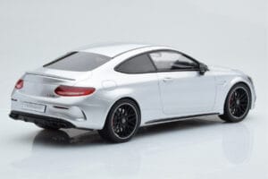Mercedes C63S AMG C205 Coupe Сребрист GT Spirit 1:18 GT116 Смола — снимка 2 от 6