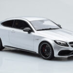 Mercedes C63S AMG C205 Coupe Сребрист GT Spirit 1:18 - image 4 of 6