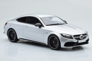 Mercedes C63S AMG C205 Coupe Сребрист GT Spirit 1:18 GT116 Смола — снимка 4 от 6