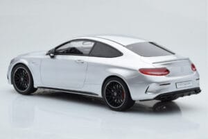 Mercedes C63S AMG C205 Coupe Сребрист GT Spirit 1:18 GT116 Смола — снимка 5 от 6