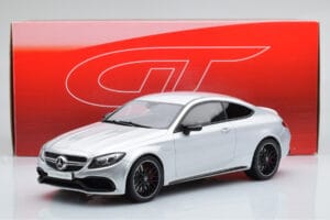 Mercedes C63S AMG C205 Coupe Сребрист GT Spirit 1:18 GT116 Смола — снимка 6 от 6