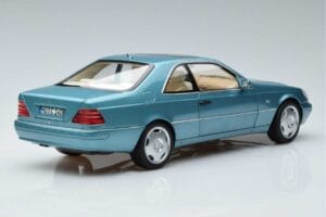 Mercedes CL600 C140 Син Металик Norev 1:18 183448 Метал — снимка 3 от 7