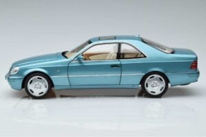 Mercedes CL600 C140 Син Металик Norev 1:18 183448 Метал — снимка 4 от 7