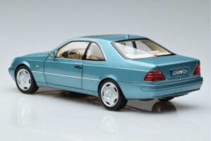 Mercedes CL600 C140 Син Металик Norev 1:18 183448 Метал — снимка 6 от 7