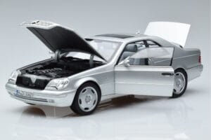 Mercedes CL600 C140 Сребрист Металик Norev 1:18 183446 Метал — снимка 2 от 7