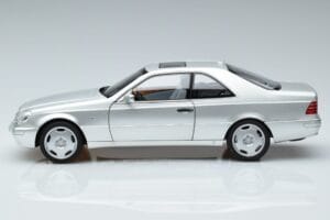Mercedes CL600 C140 Сребрист Металик Norev 1:18 183446 Метал — снимка 4 от 7