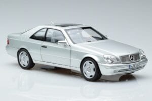 Mercedes CL600 C140 Сребрист Металик Norev 1:18 183446 Метал — снимка 5 от 7