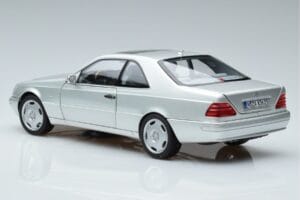 Mercedes CL600 C140 Сребрист Металик Norev 1:18 183446 Метал — снимка 6 от 7