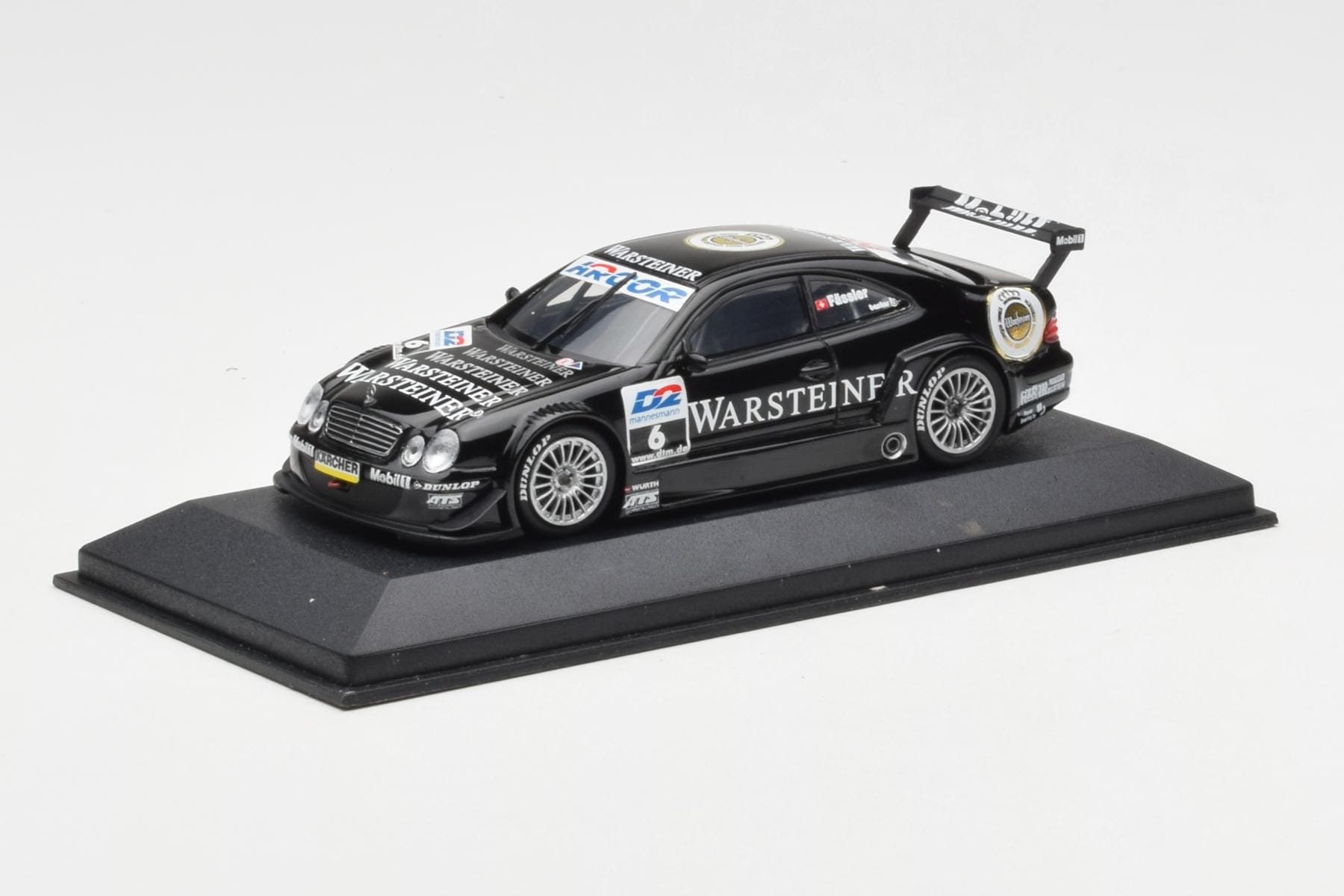Mercedes CLK #6 M. Fässler Team AMG DTM 2000 Minichamps 1:43 4300003706 Метал — снимка 2 от 4