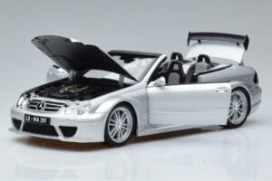 Mercedes CLK DTM AMG W209 Кабриолет Сребрист Kyosho 1:18 B66962272 Метал — снимка 2 от 8