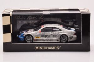 Mercedes CLK DTM Team Original Teile #12 P. Dumbreck DTM 2001 Minichamps 1:43 400023112 Метал — снимка 4 от 4