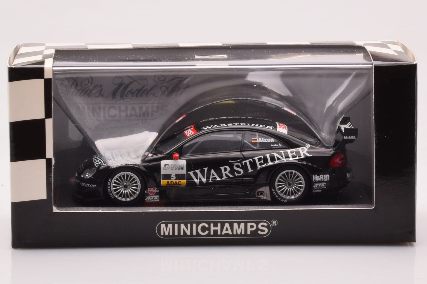 Mercedes CLK DTM Team Warsteiner AMG #5 U. Alzen DTM 2002 Minichamps 1:43 400023025 Метал — снимка 4 от 4