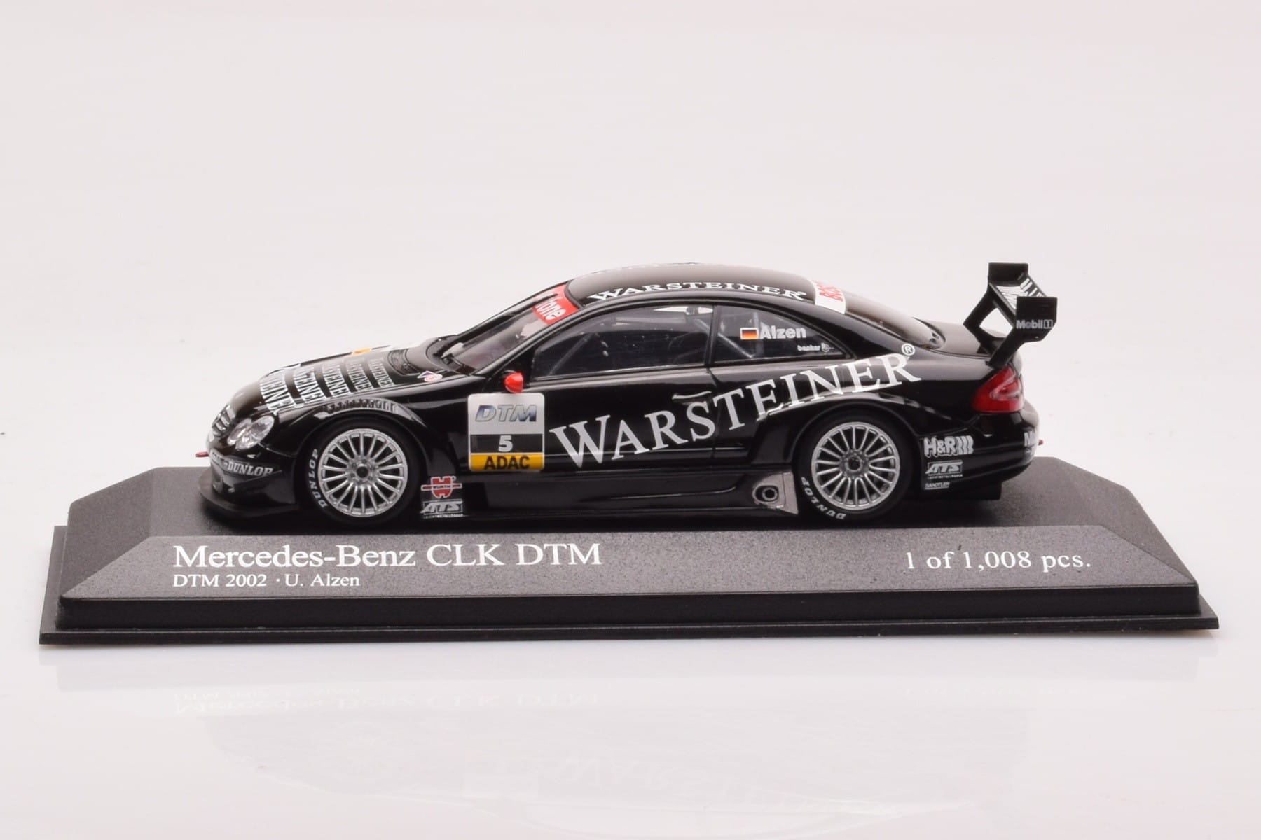 Mercedes CLK DTM Team Warsteiner AMG #5 U. Alzen DTM 2002 Minichamps 1:43 400023025 Метал