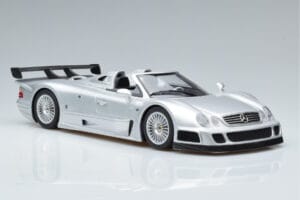 Mercedes CLK GTR Roadster Сребрист GT Spirit 1:18 GT155 Смола — снимка 4 от 6