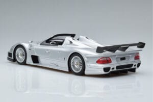 Mercedes CLK GTR Roadster Сребрист GT Spirit 1:18 GT155 Смола — снимка 5 от 6